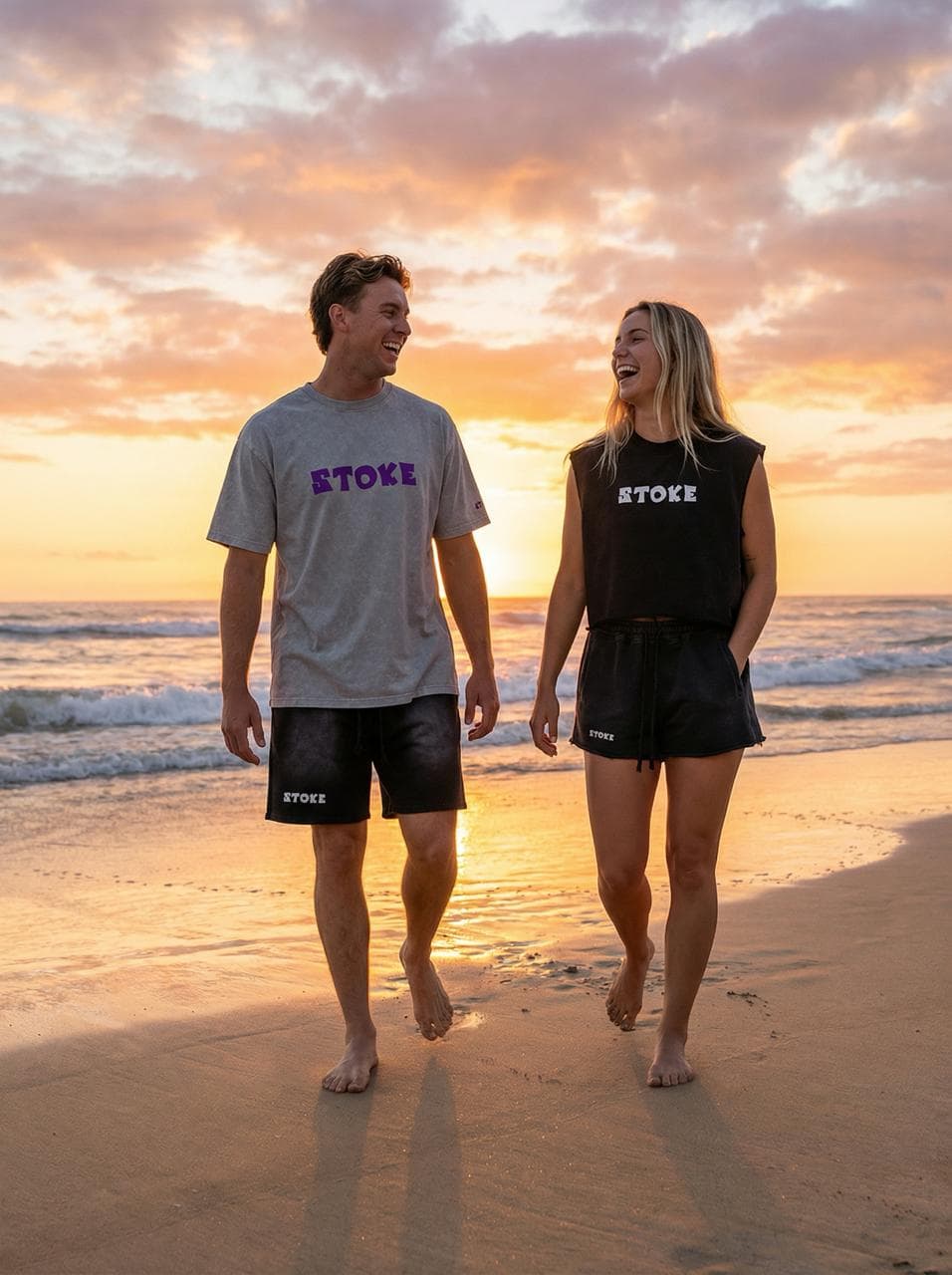 STOKE lookbook - Beach sunset couple