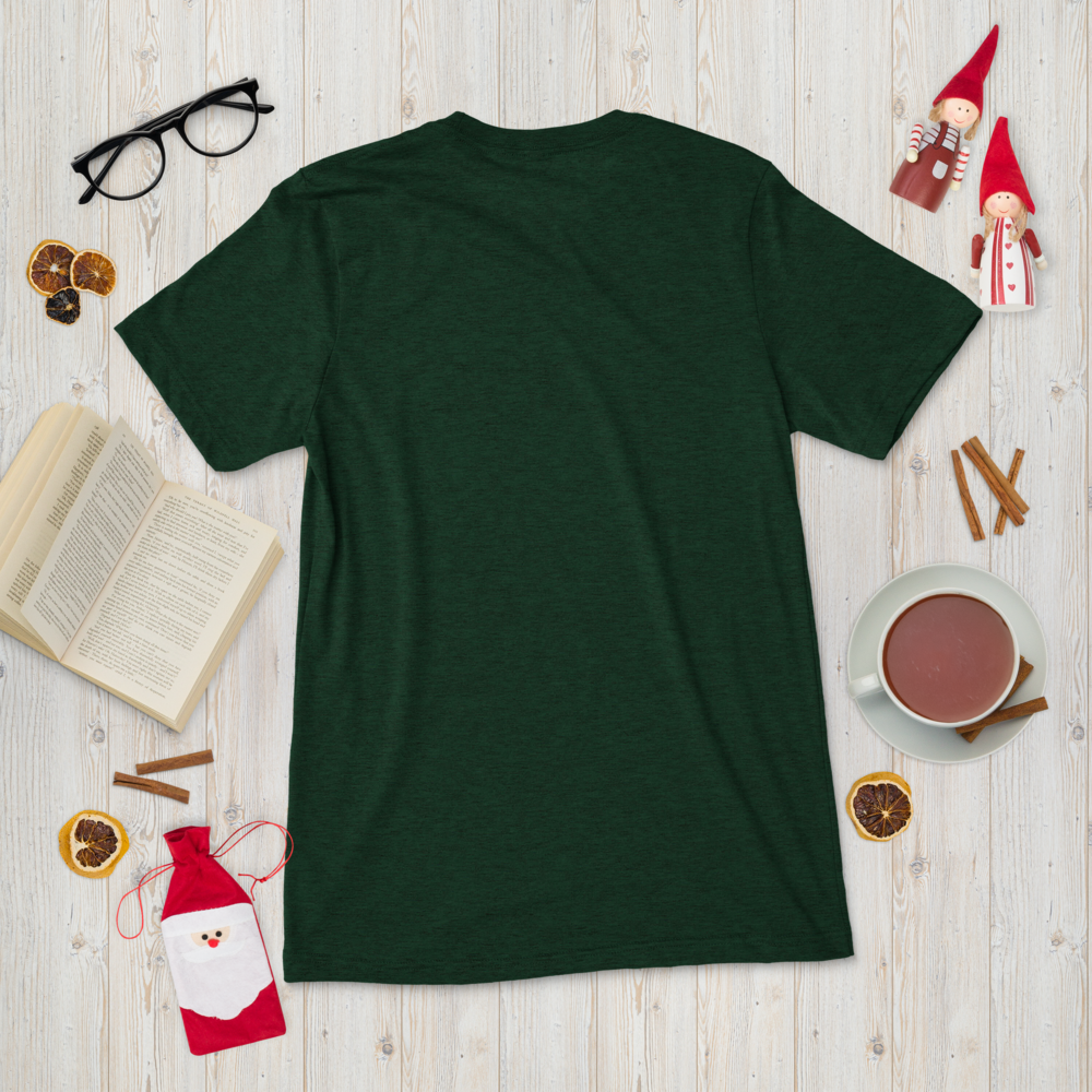 STOKE Trail Light Tee in Emerald Triblend back view