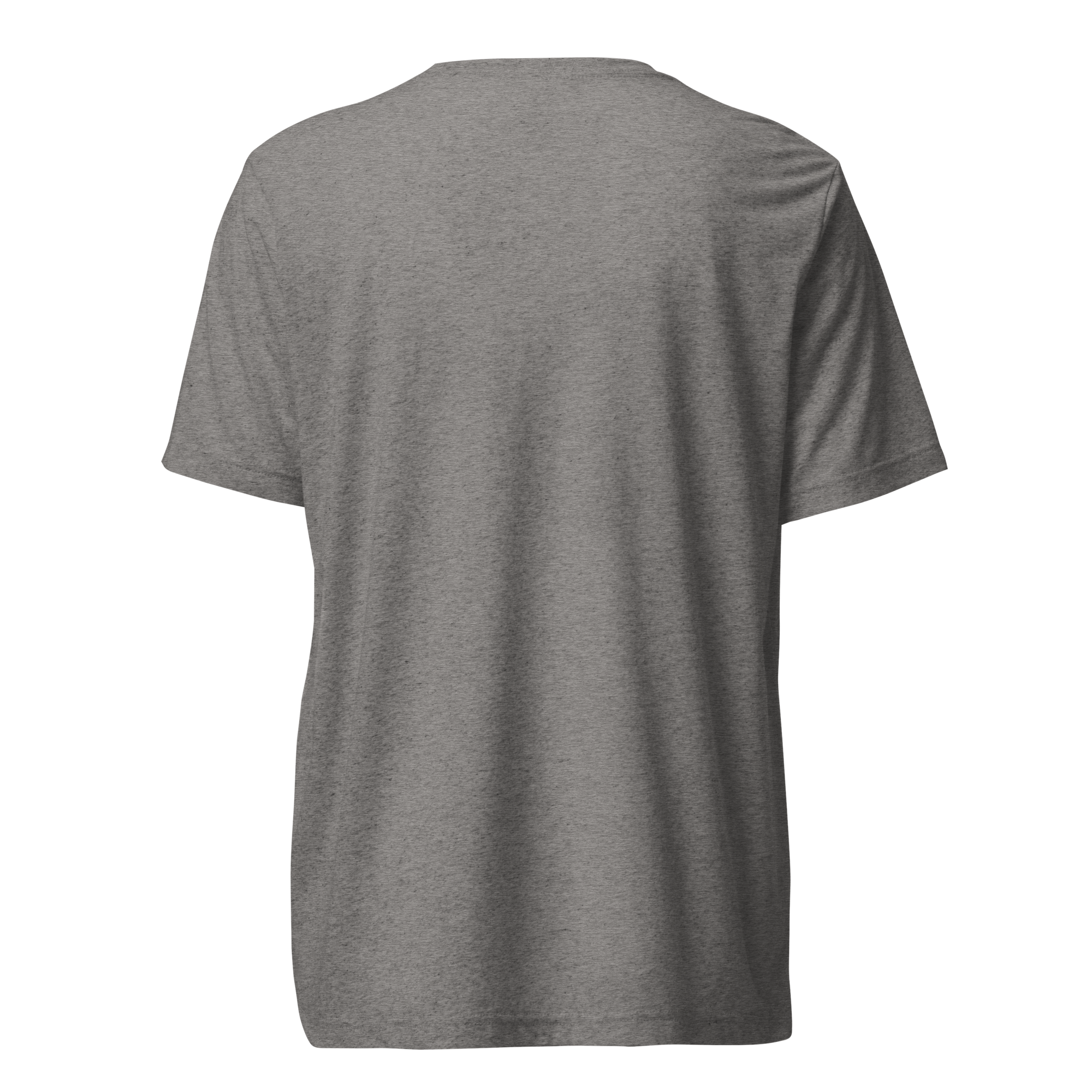 STOKE Trail Light Tee in Grey Triblend back view