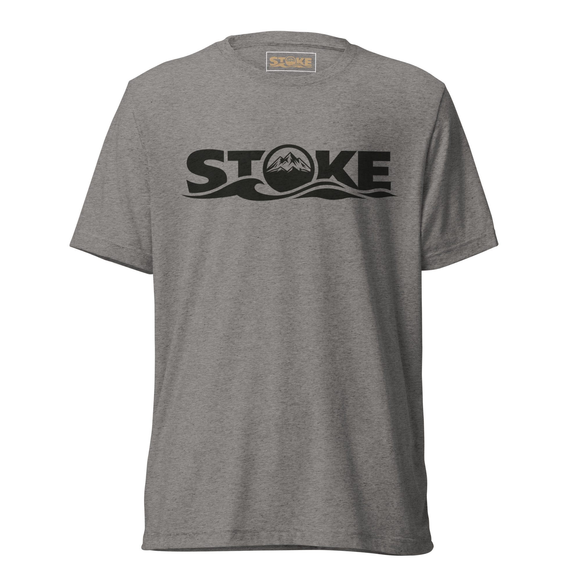 STOKE Trail Light Tee in Grey Triblend