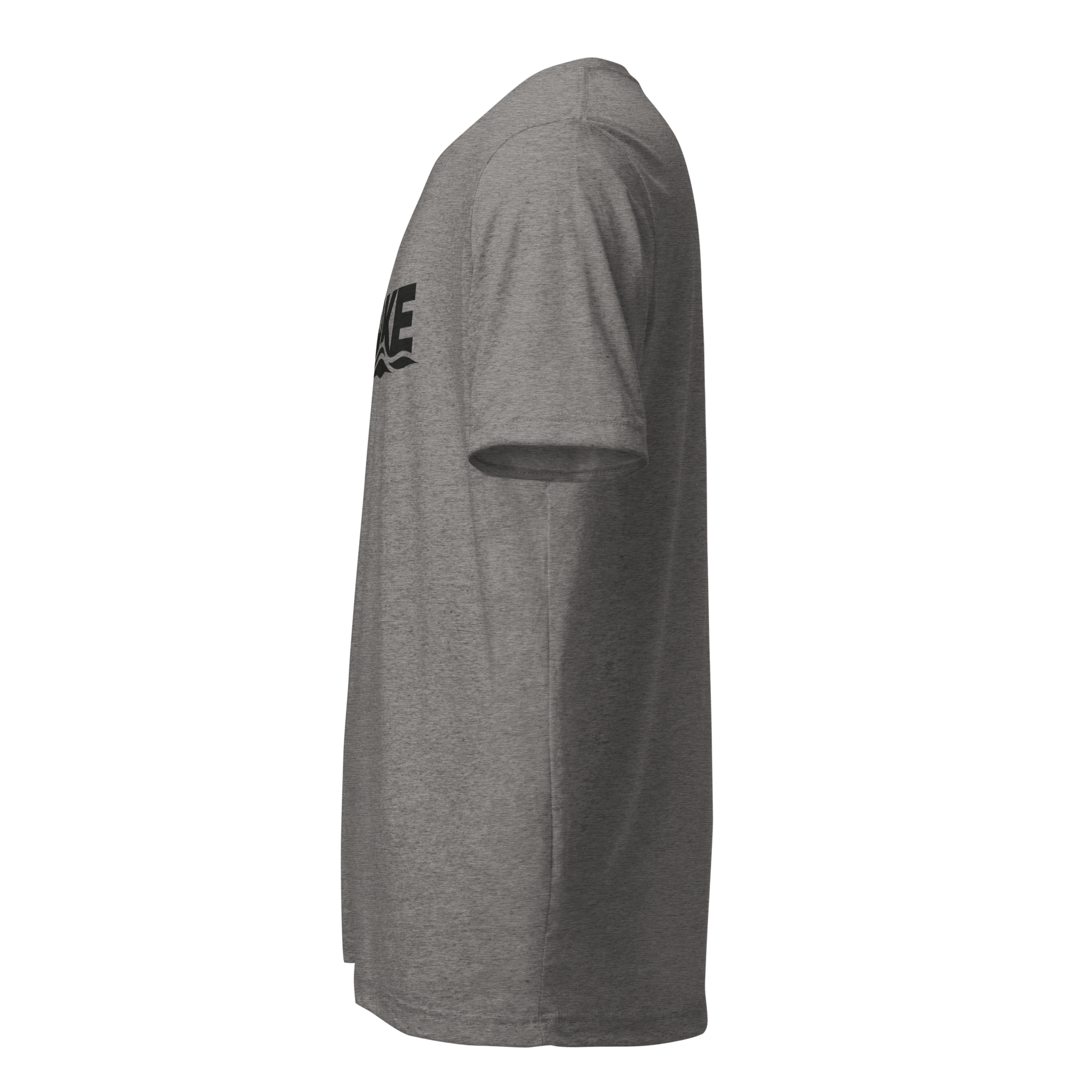 STOKE Trail Light Tee in Grey Triblend left view